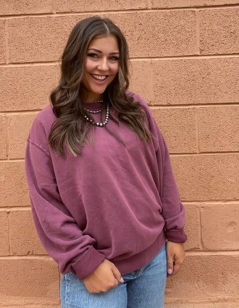 Dark Cherry Sweatshirt