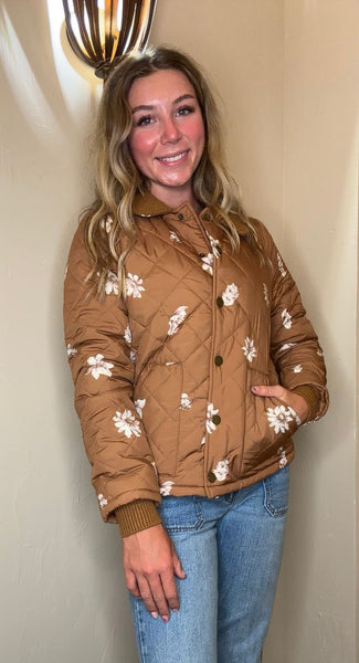 Floral Quilted Jacket