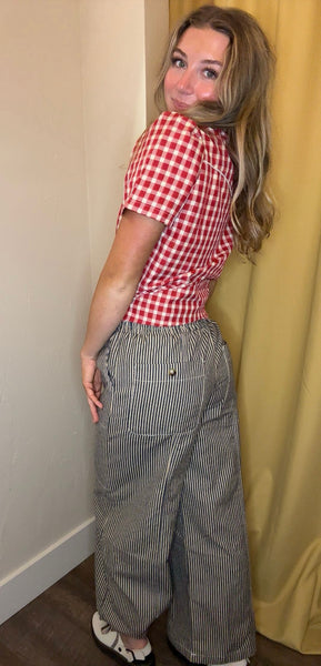 Ticking Stripe Jeans