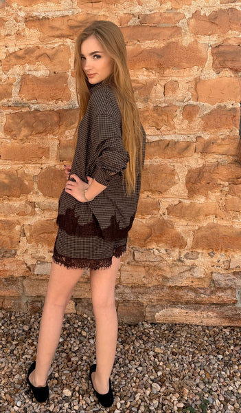 Brown Plaid Shirt