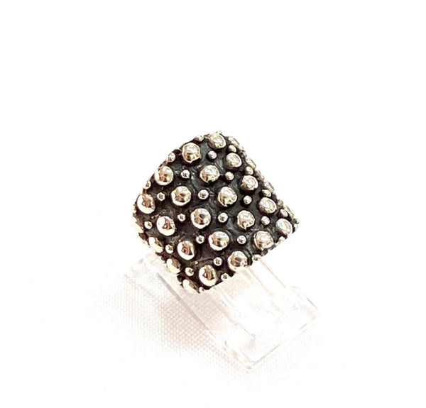 Studded Sterling Ring