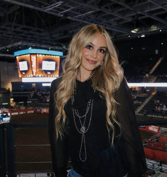 Houston Sheer Black Blouse
