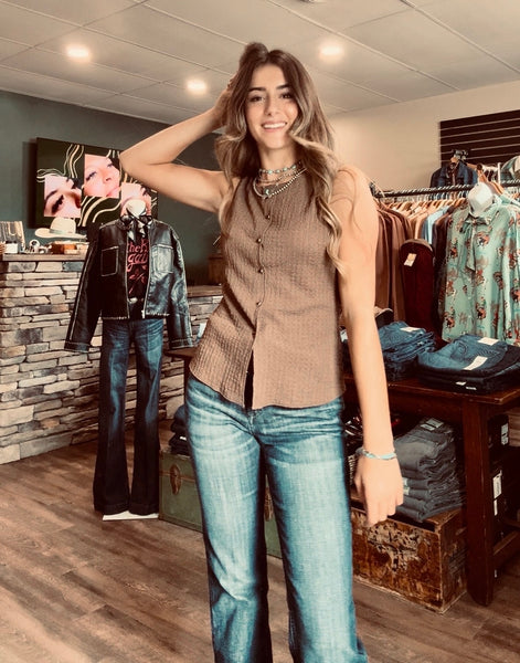 Catherine Crinkle Top