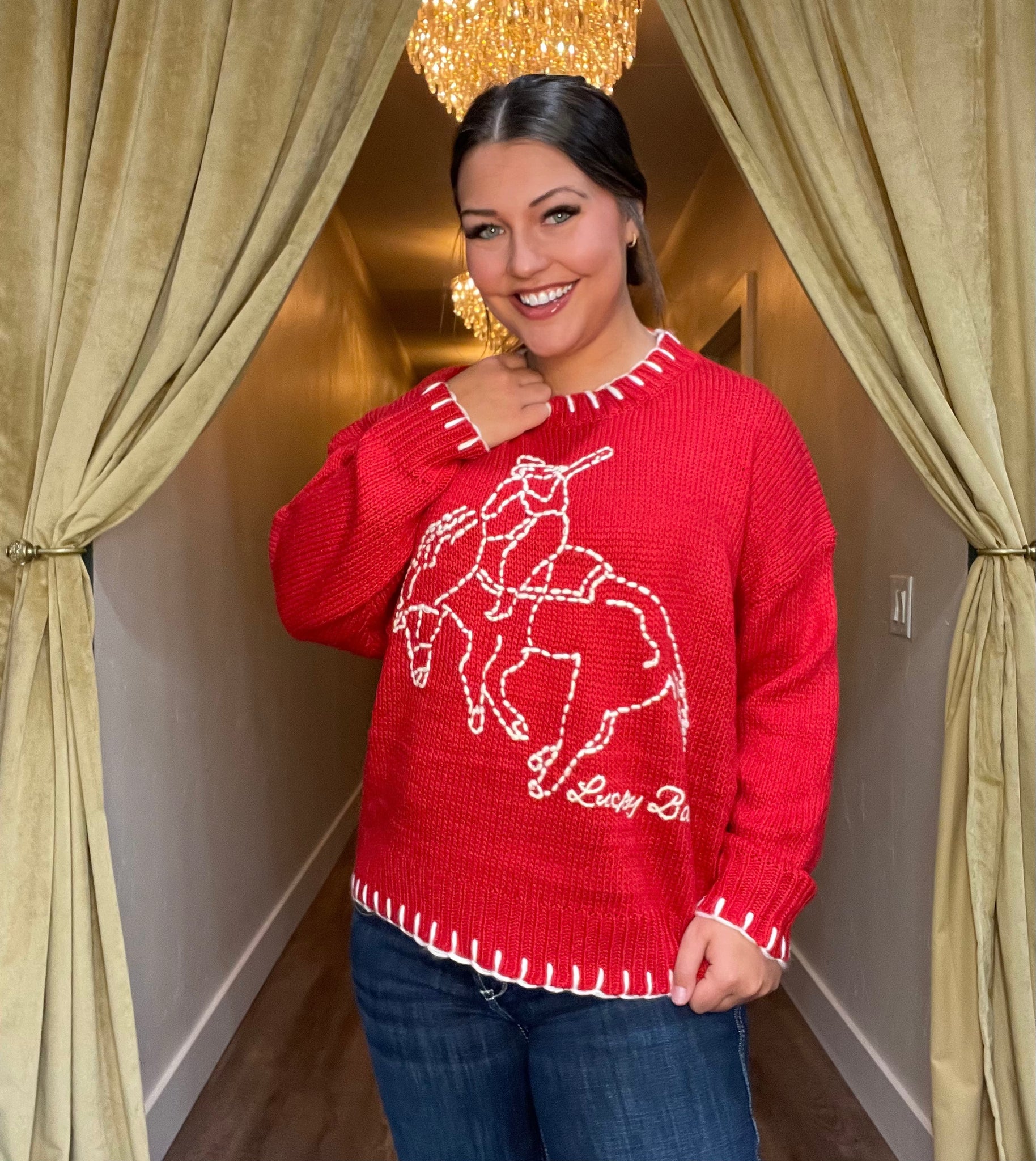 Lucky Baby Cowboy Sweater