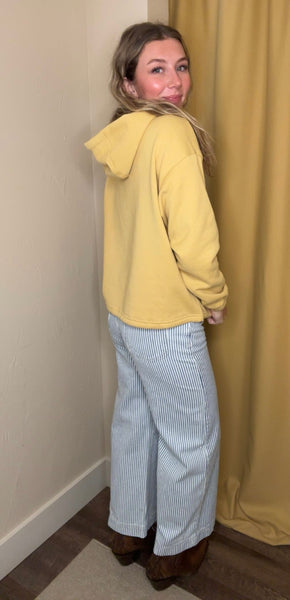 Ariat Ticking Stripe Wide Leg Jeans