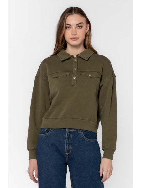 Hancock Olive Sweatshirt