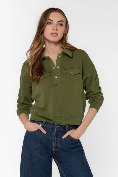 Hancock Olive Sweatshirt