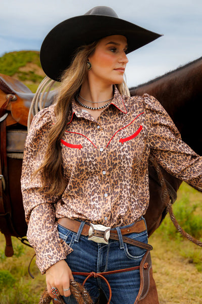 Leopard Western Shirt