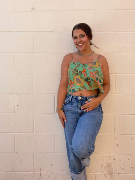 Syd Floral Crop Top