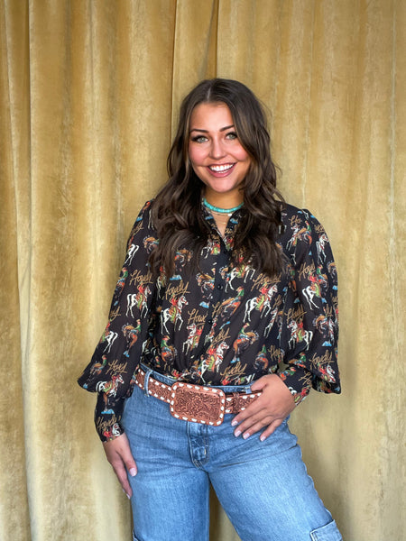 Kelsey Western Blouse