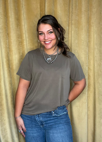 Olive Modal Tee