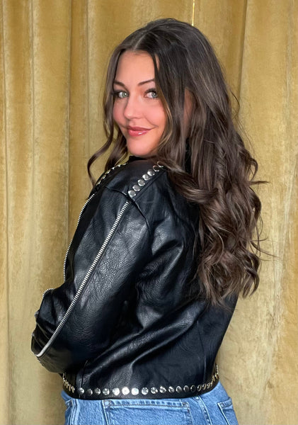 Biker Babe Faux Leather Jacket