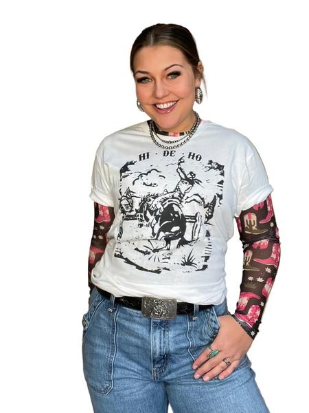 "Hi De Ho" Western Graphic Tee