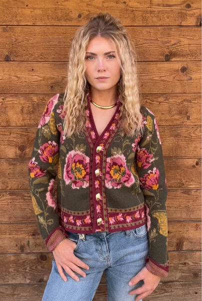 Aura Floral Cardigan