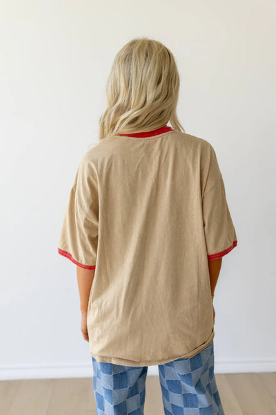 Red Rodeo Cowboy Tee