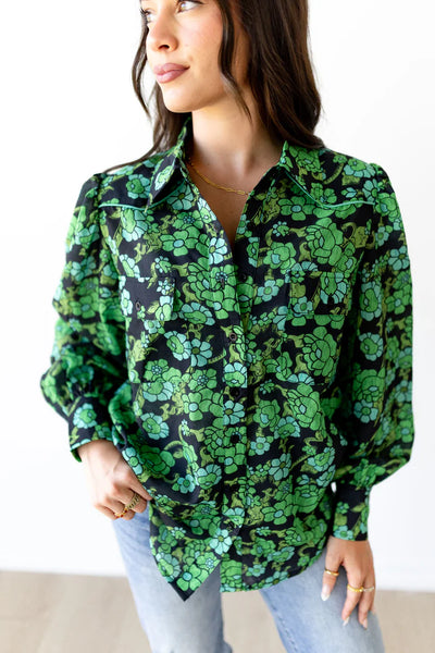 McCoy Floral Western Shirt