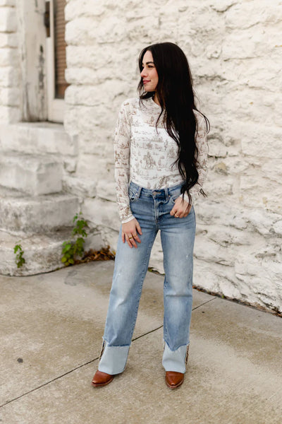 Ponderosa Cowboy Mesh Shirt