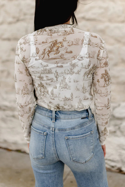 Ponderosa Cowboy Mesh Shirt