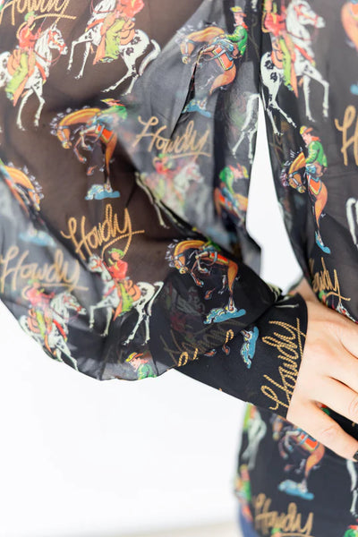 Kelsey Western Blouse