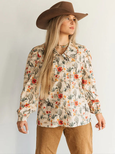 Cowboy Rose Western Shirt