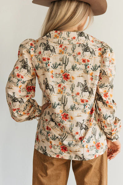 Cowboy Rose Western Shirt