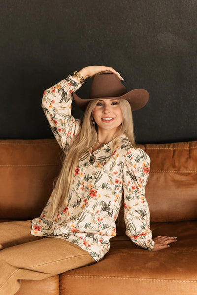 Cowboy Rose Western Shirt