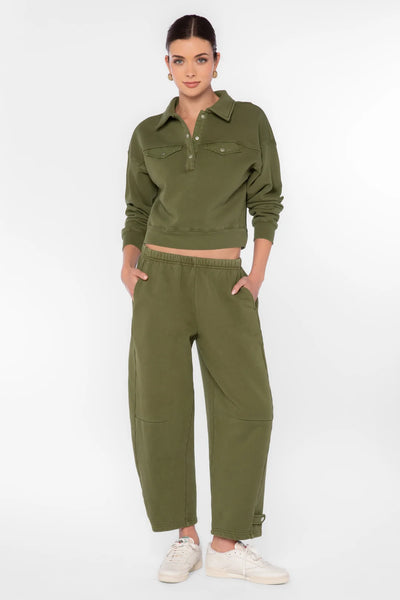 Hancock Olive Sweatshirt
