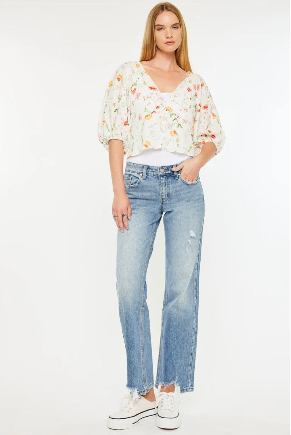 Kancan Straight Leg Jeans