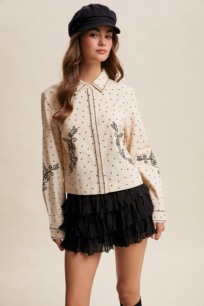Macy Embroidered Blouse