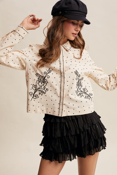 Macy Embroidered Blouse