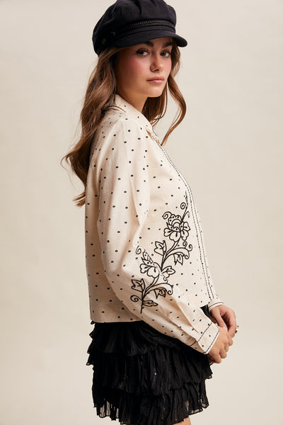 Macy Embroidered Blouse