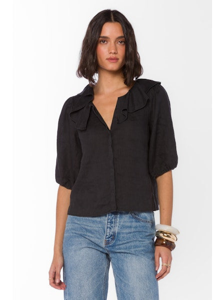 Milan Bubble Sleeve Blouse