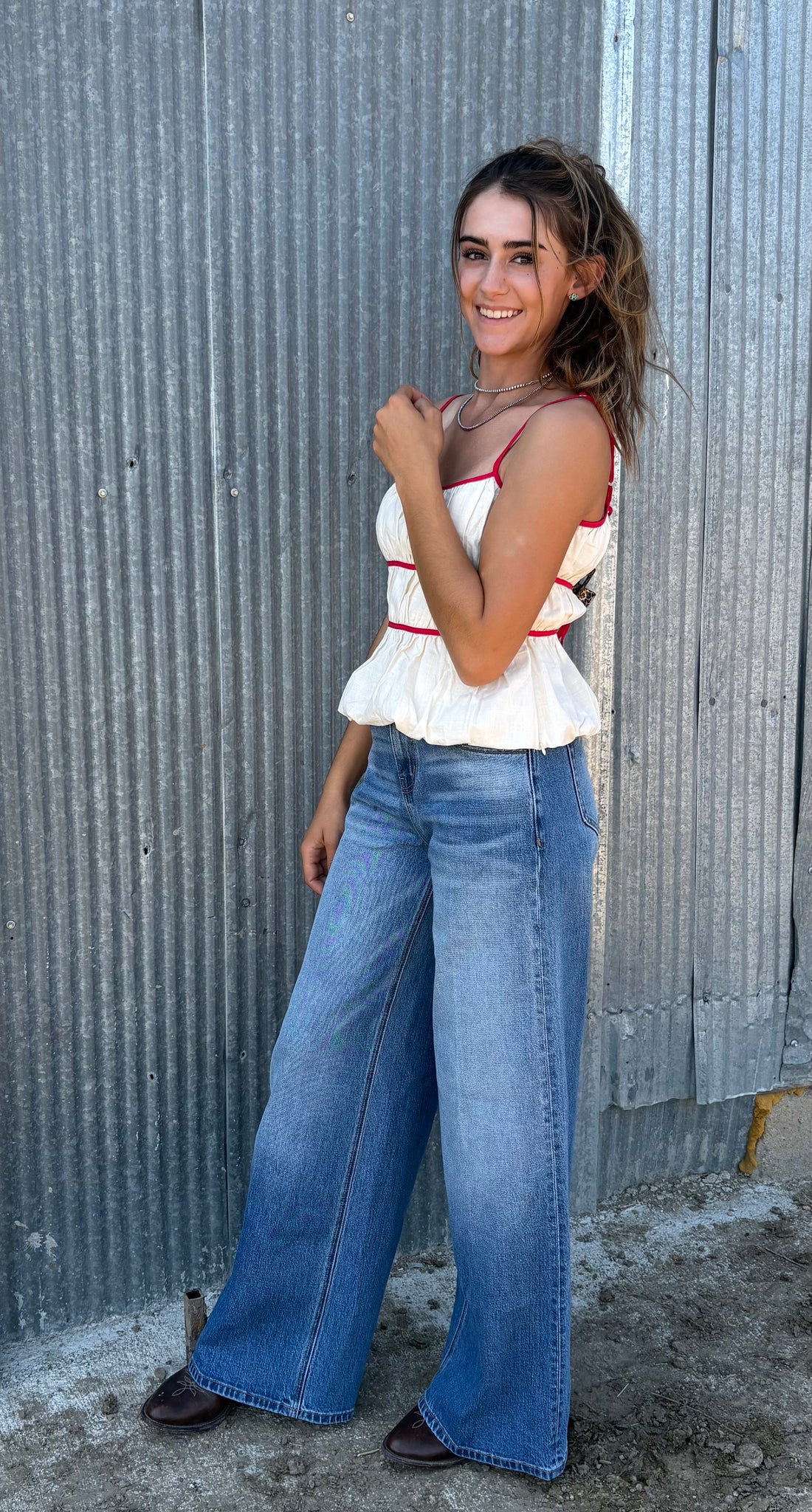 Jazmine Wide Leg Jeans