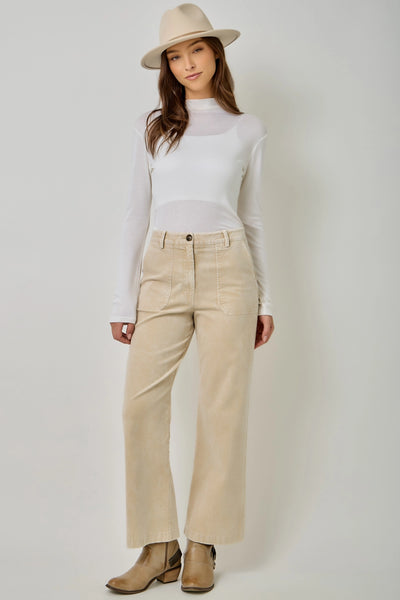 Washed Corduroy Pants
