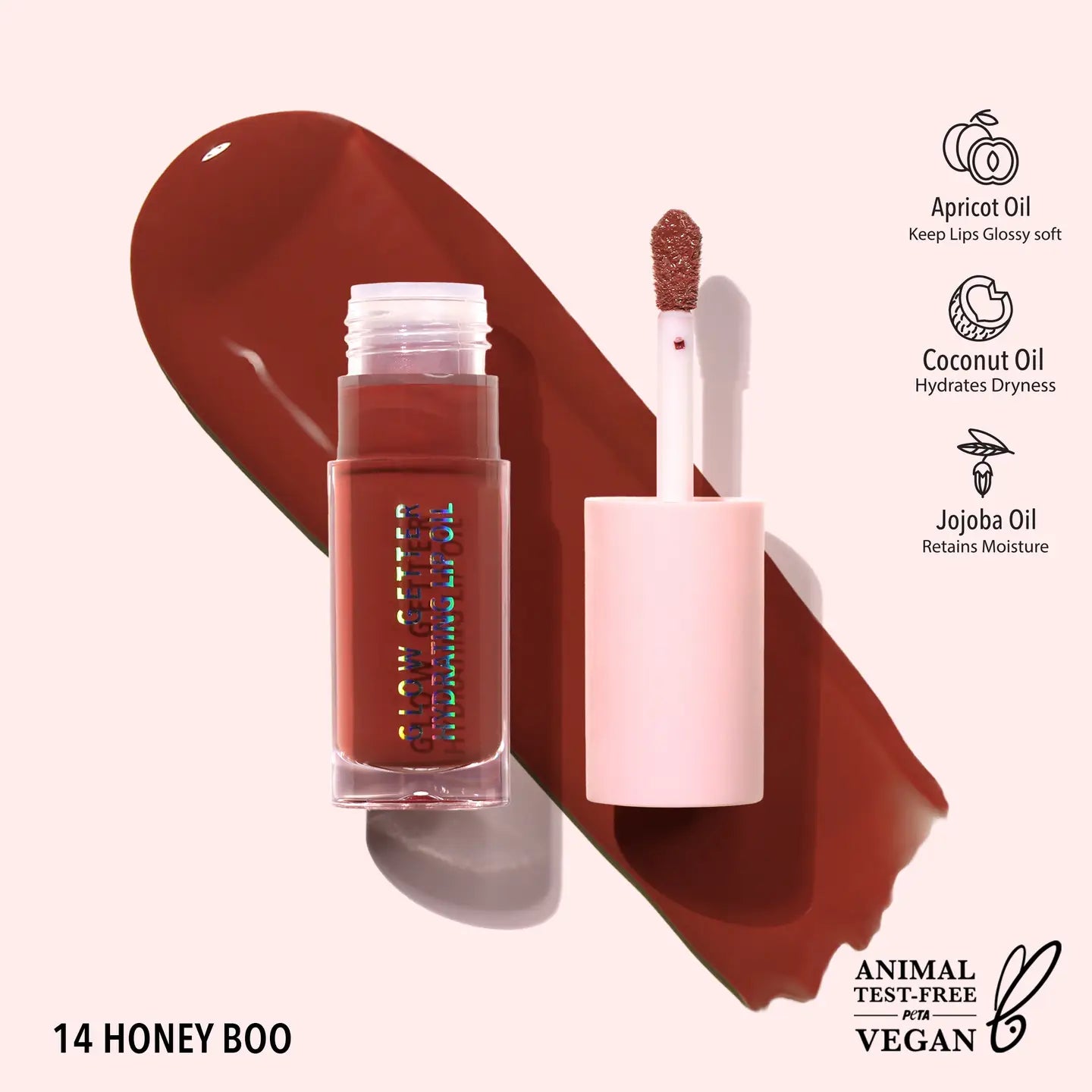 Glow Getter Hydrating Lip Oil - Honey Boo