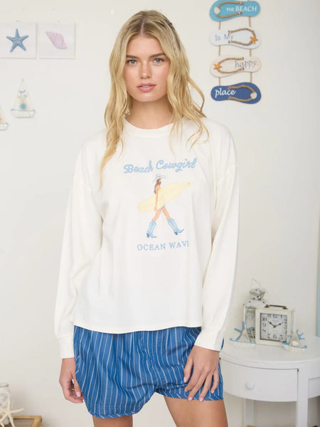 Surf's Up Cowgirl Tee