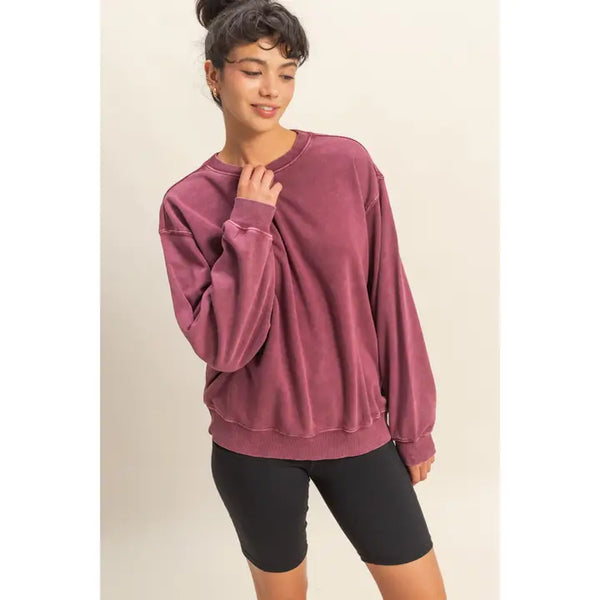 Dark Cherry Sweatshirt