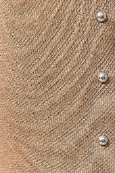Taupe Studded Knit Pants