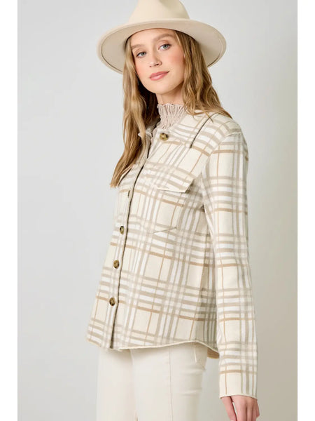 Patterned Sweater Jacket