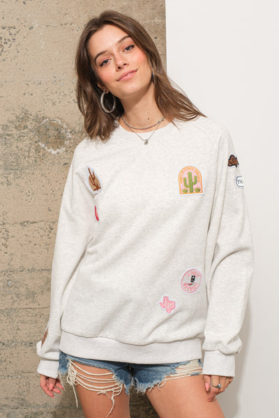 Western Patch Sweatshirt