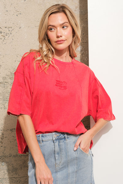 Garment Washed Wild West Tee