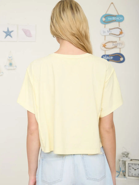 Sunny Yellow Knit Top