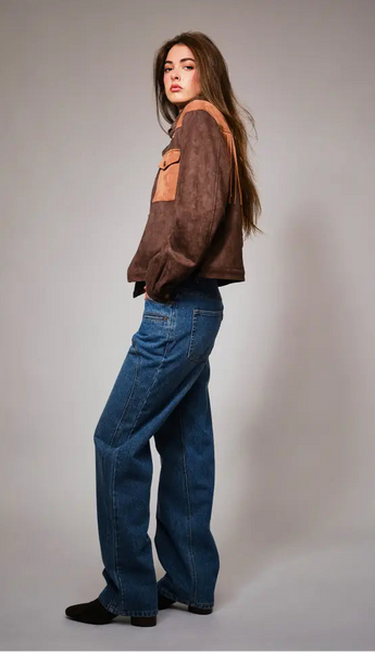 Tobie Faux Suede Jacket