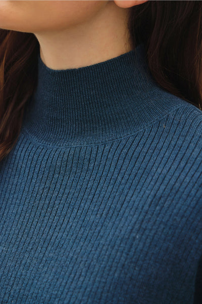 Dark Teal Knit Sweater