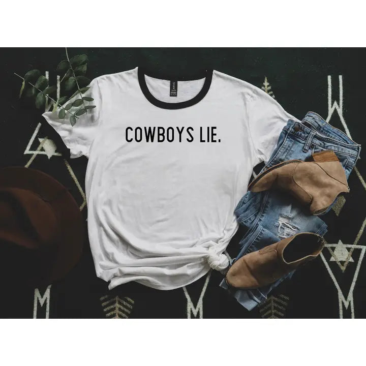 Cowboys Lie Graphic Tee