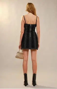 Caitlin Studded Mini Dress