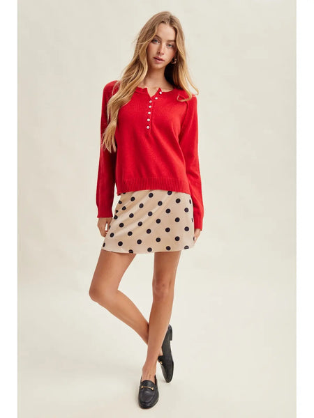 Chili Red Sweater