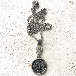 Cross with Serenity Prayer Necklace