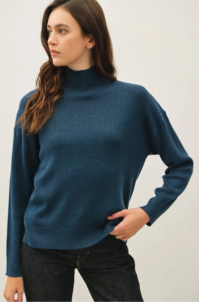 Dark Teal Knit Sweater
