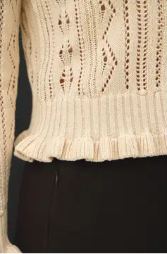 Matilda Crochet Knit Cardigan